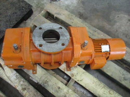 Alcatel m1v 350 vacuum pump w/.75hp ku ac mtr#6211011d type-m1v 350 4&#034;ports used for sale