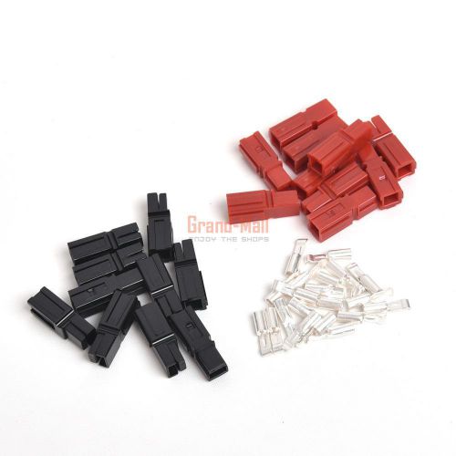 10Pairs 30A Amp Electrical Red Black Wire Connector Plug
