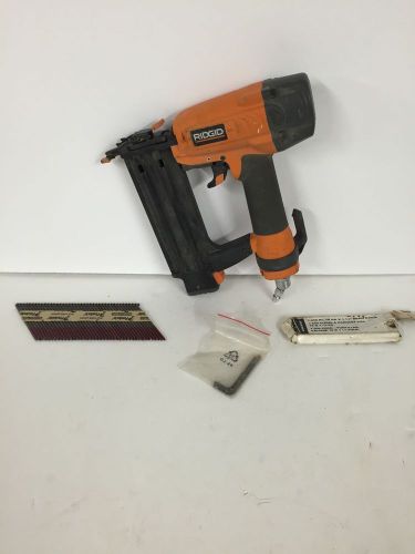 Ridgid r213bna pneumatic brad air nailer for sale