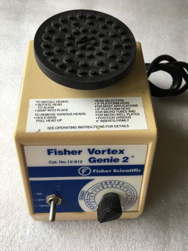 Fisher Scientific Vortex Mixer Genie 2 G-560 CAT NO. 12-812