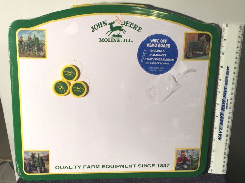 John Deere Dry Erase Board 15 X 13 New Sealed Pre-2005 Collectible Pristine Cond