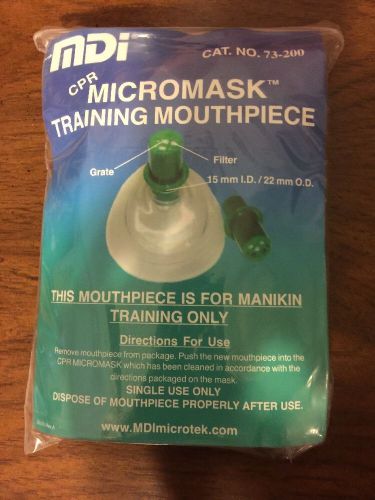 MDI CPR Micro mask Training Mouthpiece