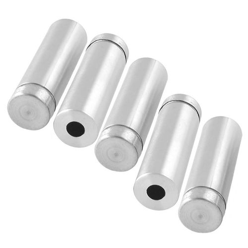 Stainless Steel Wall Mount Standoff Nail for Glass 12mm x 40mm 5 Pcs AD