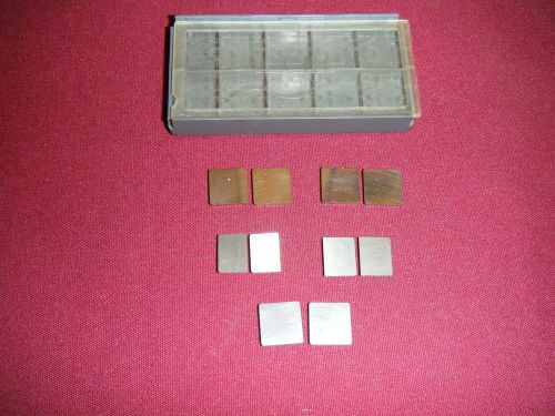 Carbide Inserts for Winona Adjustable Seat Cutter Kit: 10pcs, 3 sizes,  Iscar