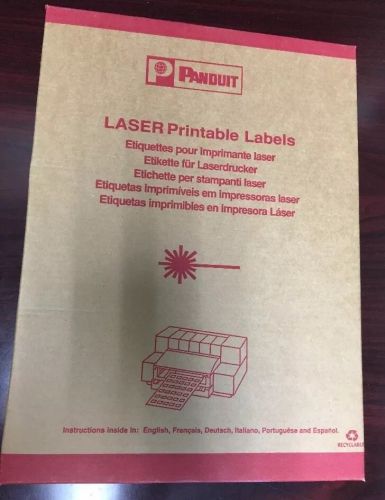 Panduit laser printable labels pll-26-y2-1 1000 count for sale