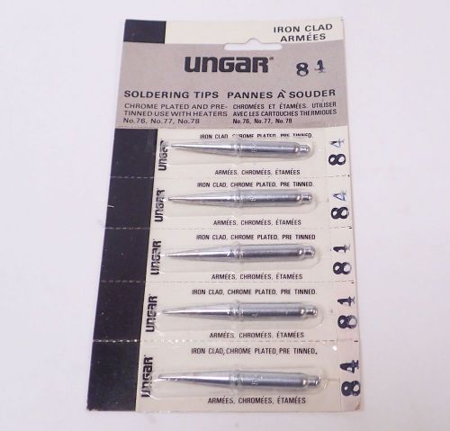 Lot of 5 brand new ungar 7-80-005 iron clad soldering tips for sale