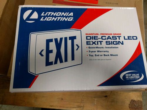 Lithonia lighting die cast led exit sign