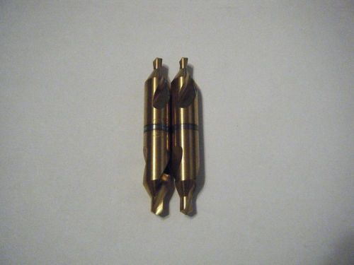 Two- #6 KEO Centerdrill-hss- tin coated