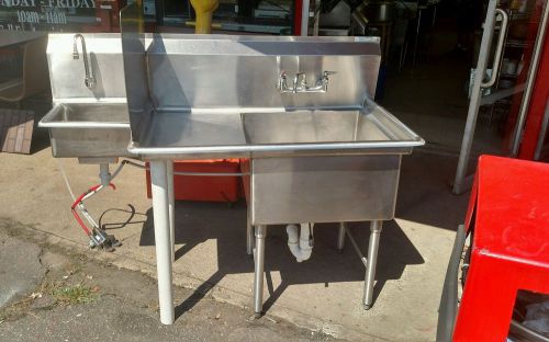 1 compartment sink with hand wash sink handless