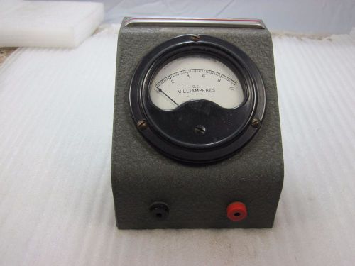 10 MA DC PANEL METER IN CASE TESTED OK   LOC. A-9