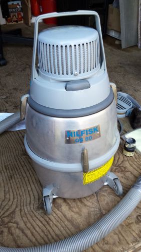 Nilfisk GS80 Portable Industrial Vacuum with HEPA filtration