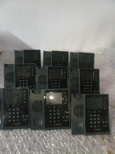 Lot of (9) Polycom CX500 IP Microsoft Lync PoE Desktop phones INCOMPLETE AS IS