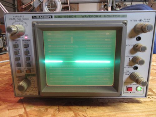leader lbo-5860h waveform monitor