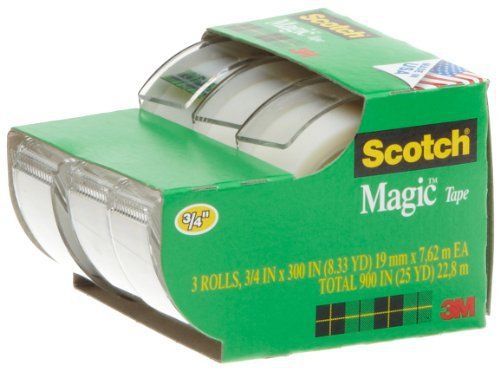 45 Pack Bundle Of Scotch Magic Tape (3 pack)