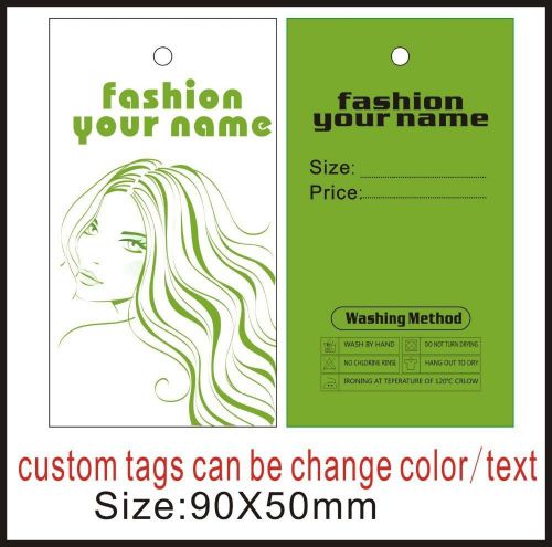 500PCS custom clothing label/tags,personalized labels can be change text or logo