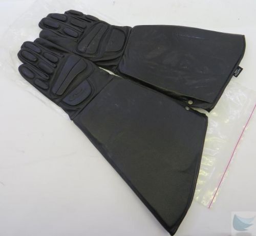New hatch rg800 dominator leather gauntlets / gloves w/ spectra size large for sale
