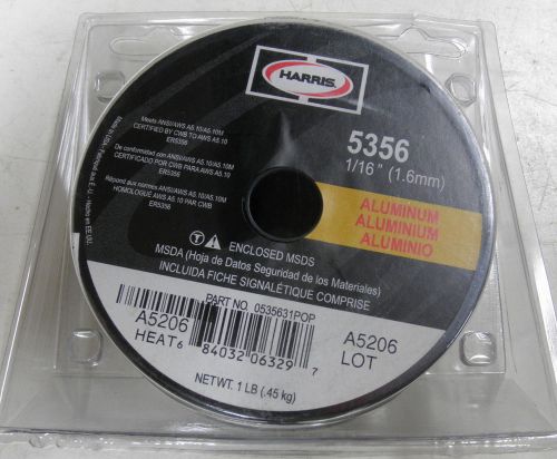 Aluminum mig wire harris 5356 1/16&#034;  .030 1lb. roll for sale