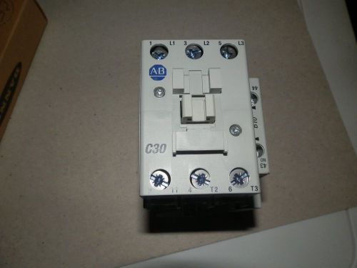 NEW ALLEN-BRADLEY IEC 100-C30D10 STANDARD CONTACTOR 30 AMP 120VAC NEW IN BOX