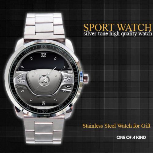 Mercedes Benz Maybach Beige Steering Wheel sport Metal Watch
