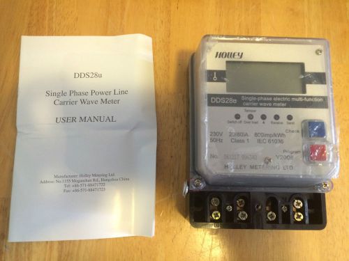 FREE SHIP Holley DDS28u Single Phase ELECTRONIC PLC METER wave multi function