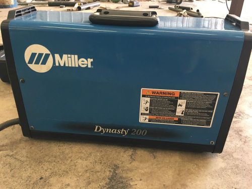 Miller Dynasty 200 DX Tig Welder