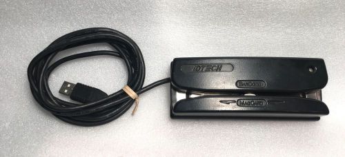 ID Tech MagCard Magnetic Strip Credit Card Reader Connects Via USB
