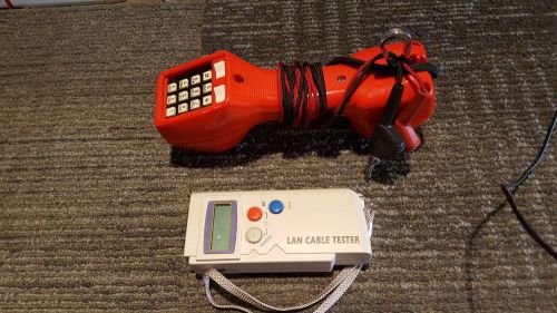 Harris Dracon TS21 Telephone Line Test Set &amp; LAN Cable Tester LCT-300/400/BK