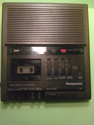 Panasonic RR-930 Microcassette Transcriber Dictaphone Recorder No Pedal  Working