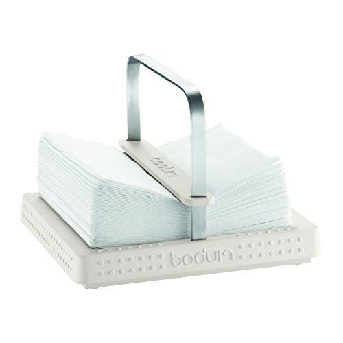 Bodum 20cm x 20cm Bistro Napkin Holder, White