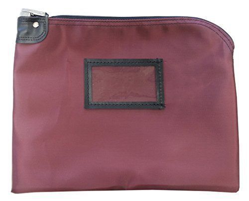 Locking Document Security HIPAA Bag 11 x 15 Burgundy