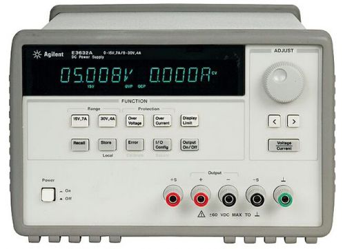 Agilent e3632a dc power supply 0-15v,7a/0-30v,4a for sale