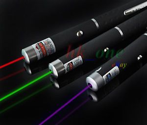 3PCS 5mW Purple Blue+Green+RED Beam Laser Light Pointer Pen Lazer laserpointer