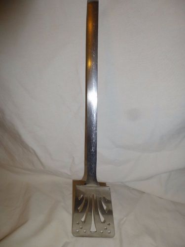 Vintage Italian Effepi 3 Inox 18/10  Stainless Kitchen Flat Spatula Hook heavy