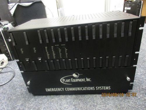 Plant Equipment Emergency Communications System