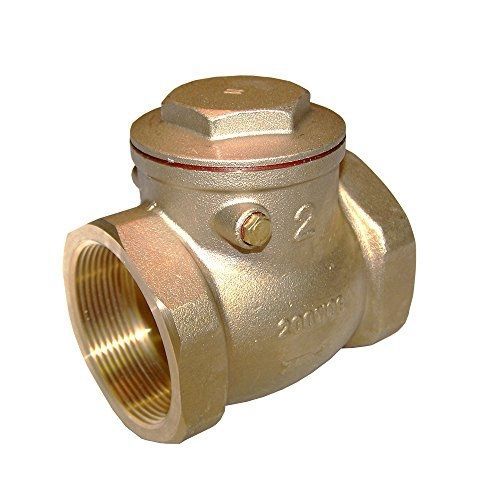 American valve g31 2&#034; lead-free brass swing check valve with fip threaded ends, for sale