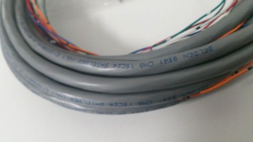 21&#039; Belden 9541 15 Conductor 24 Gauge Shielded Cable 25 Foot Length ~ 15C 24AWG