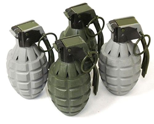 Toy Pineapple Hand Grenades with Sound Effects - 4 Pack