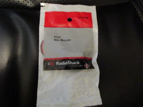 6VDC Mini Buzzer #273-0793 by Radio SHACK New In Package Free Shipping