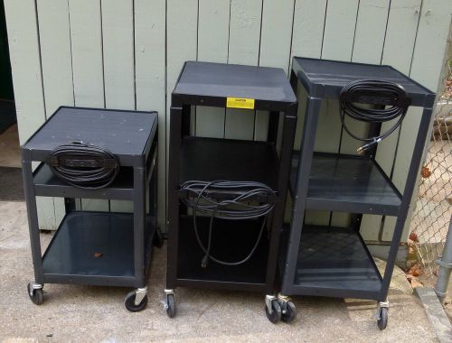 3  AV/EQUIPMENT CARTS