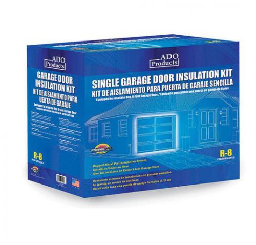 Garage Door Insulation Kit R-8 Fiberglass Insulates Doors Panels White Facer New