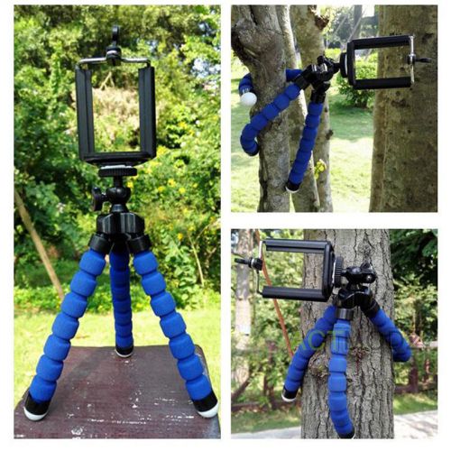 Tripod Flexible Octopus Bracket Holder Stand Mount Iphone Phones Samsung Camera