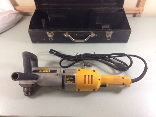 DeWALT DW124 1/2&#034;  Corded Right Angle Drill, Metal Case