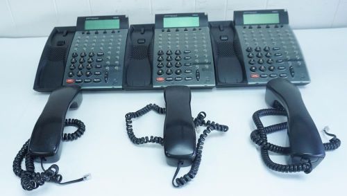 LOT 3x NEC DTP-32D-1 (BK) 32-Button Black Office LCD Display Telephone