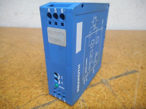 Rexroth VT 11030-12 Amplifier Card 24VDC In: 0-+10V Out:100mA-800mA Used