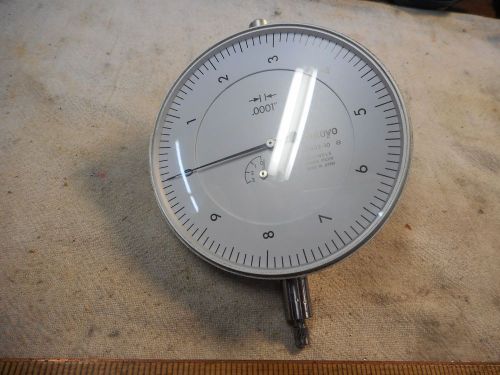 MITUTOYO DIAL INDICATOR  .0001&#034; MODEL #4802-10 LUG BACK SUPER CLEAN FACE 3 1/2&#034;