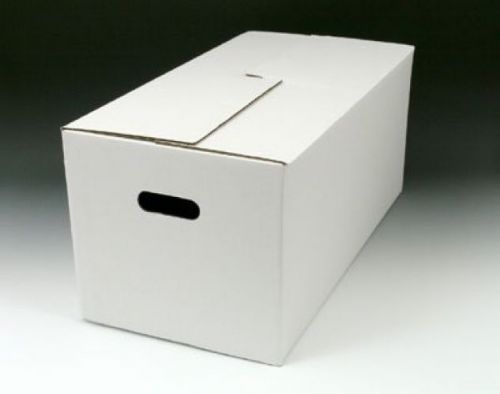 24 x 12 x 10-1/4 file storage box - white (200-lb. test / 32-lb. ect) (25 - for sale