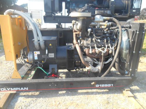 125 kw cat/olympian  natural gas/propane  generator , 125kw for sale