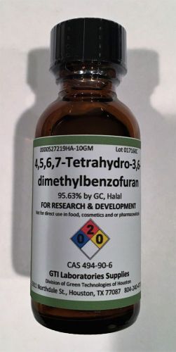 4,5,6,7-Tetrahydro-3,6-dimethylbenzofuran, 95.63% by GC, Halal, 10g
