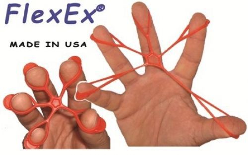 FlexEx 0001 Finger, Hand and Forearm Exerciser, Pack of 3