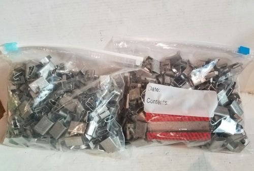 NICE LOT OF STRAP BINDER CLIPS BY AJ CHILDERS 4lbs 11oz FREE SHIPPING!